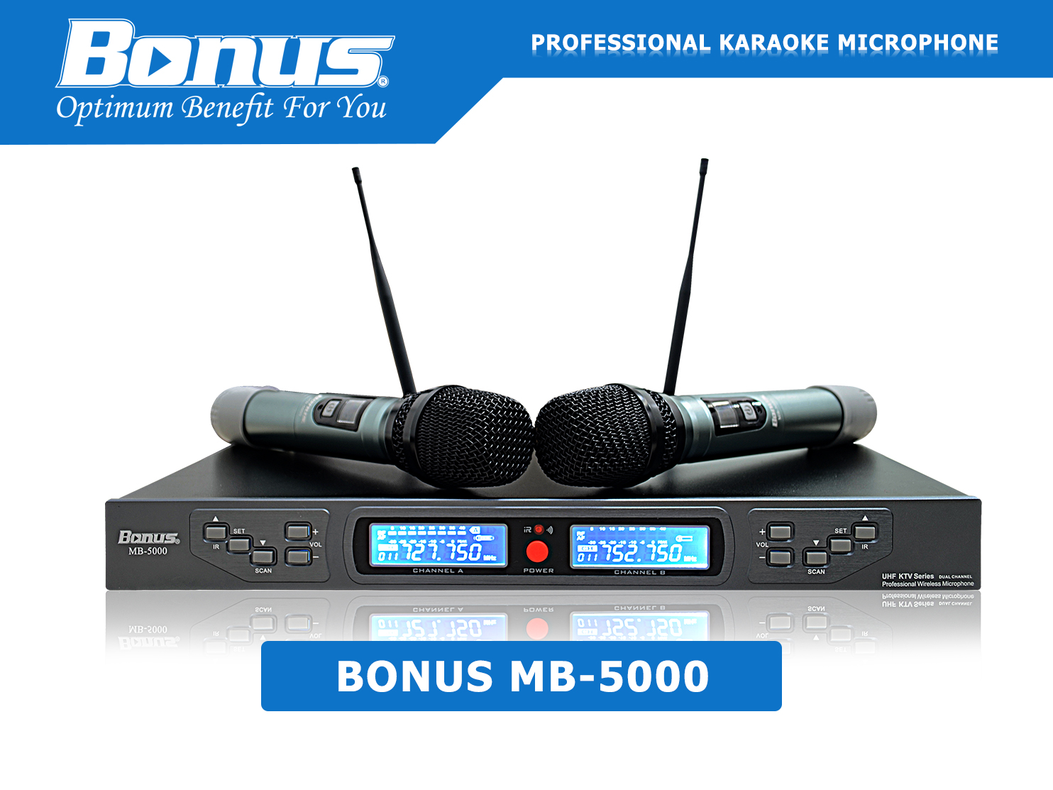 Micro karaoke không dây Bonus MB-5000