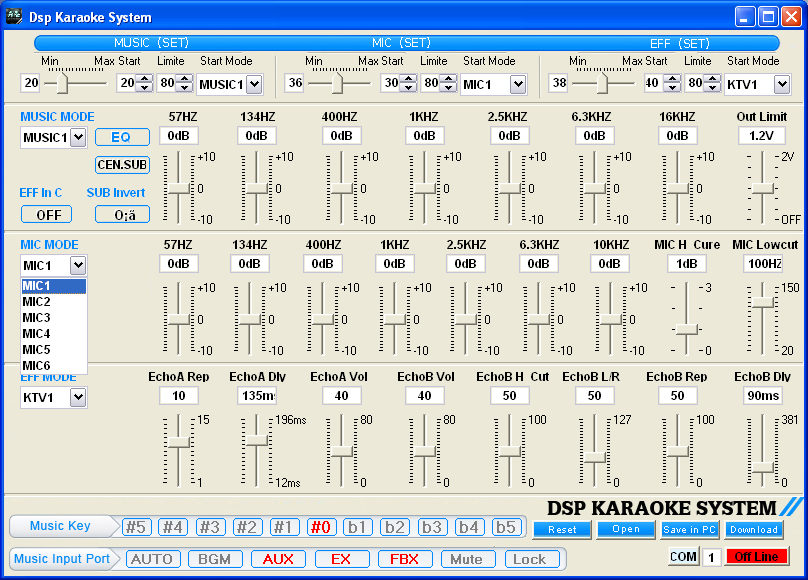 DSP karaoke system