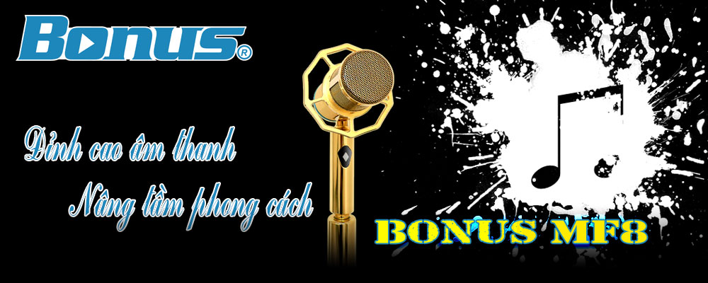 Micro karaoke đứng Bonus MF8